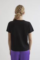 VERONA cashmere blend t-shirt in black