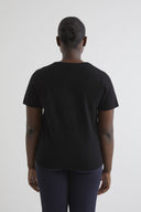VERONA cashmere blend t-shirt in black